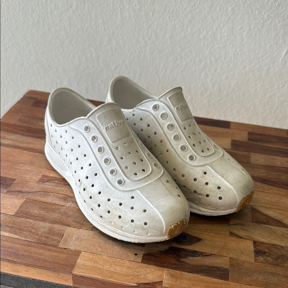 Native Kids Shoes Sneakers - White